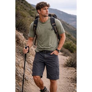 KUHL Gray Patina Dye The Law Hiking Outdoor Shorts   Mens Size 40 x 32